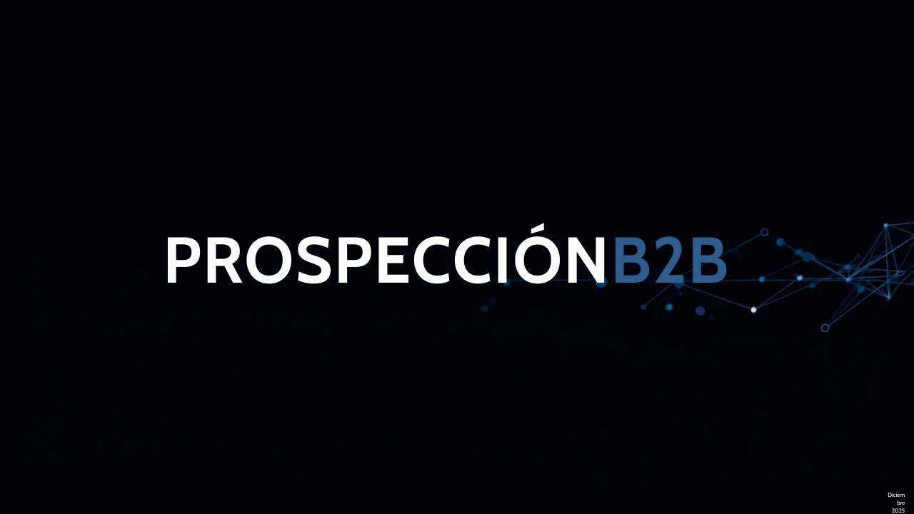 Prospección Empresarial B2B